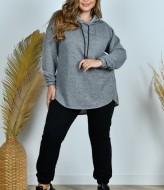 Женский спортивный костюм большого размера NF-3674A650 Женский спортивный костюм большого размера NF-3674A650