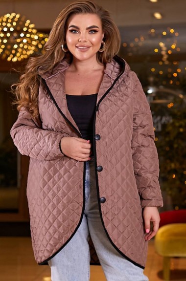 Куртка женская демисезонная удлиненная  BEL-7180A24