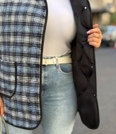 Жилетка в клетку женская  AB-1824A17