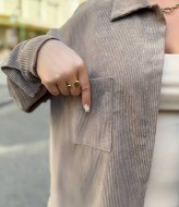 Вельветова сорочка AB-1821A11