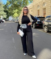 Костюм женский в рубчик  AB-1781A14