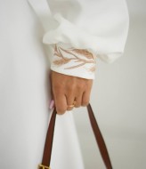 Платье с рукавами фонариками миди  KA-7559A850