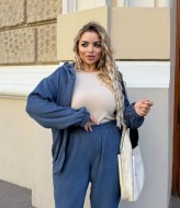 Спортивный костюм вельвет  AB-1822A16