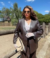 Жакет кожаный  VW-1615A710