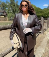 Жакет кожаный  VW-1615A710