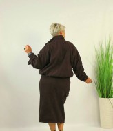 Женский костюм микровельвет YS-2188A500B560 Женский костюм микровельвет YS-2188A500B560