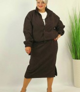 Женский костюм микровельвет YS-2188A500B560 Женский костюм микровельвет YS-2188A500B560