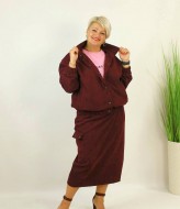 Женский костюм микровельвет YS-2188A500B560 Женский костюм микровельвет YS-2188A500B560