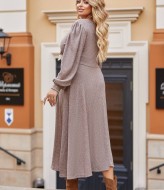 Платье в рубчик теплое  EY-684A25B28