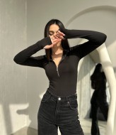 Боди с рукавами через палец OTA-204A330