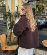 Теплая шубка из мягкого Тедди HB-0145A800