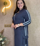 Длинное женское платье  VL-1124A950