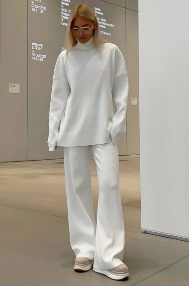 Ангоровый костюм женский MEB-206A630