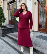 Костюм свитер и юбка MT-400A650