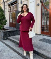 Костюм свитер и юбка MT-400A650