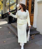 Костюм свитер и юбка MT-400A650