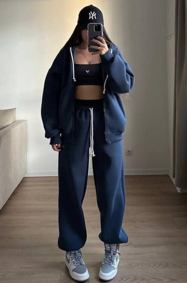 Костюм женский спортивный на флисе DMP-A356A500 Костюм женский спортивный на флисе DMP-A356A500