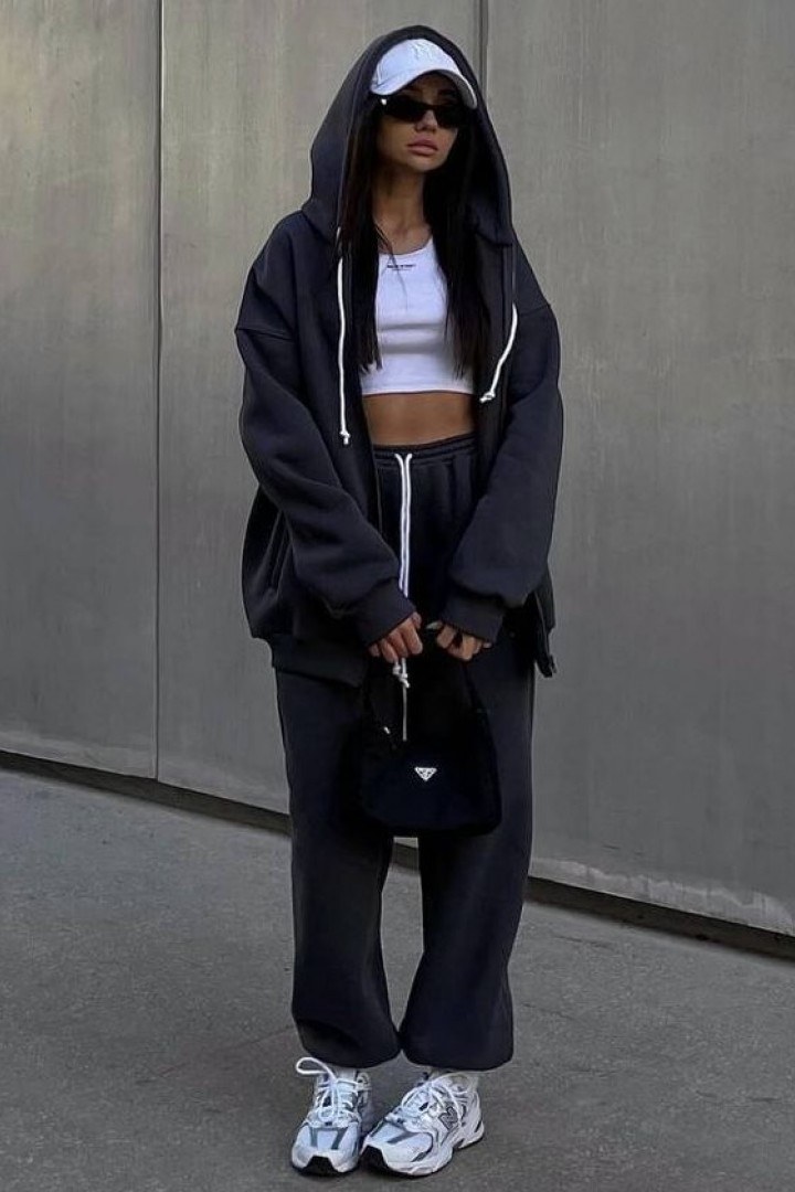 Костюм женский спортивный на флисе DMP-A356A500