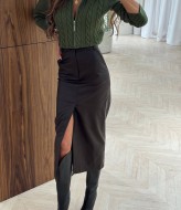 Юбка с разрезом спереди KC-0512A400