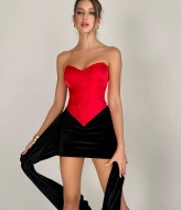 Эффектная юбка со шлейфом спереди VOL-807A400