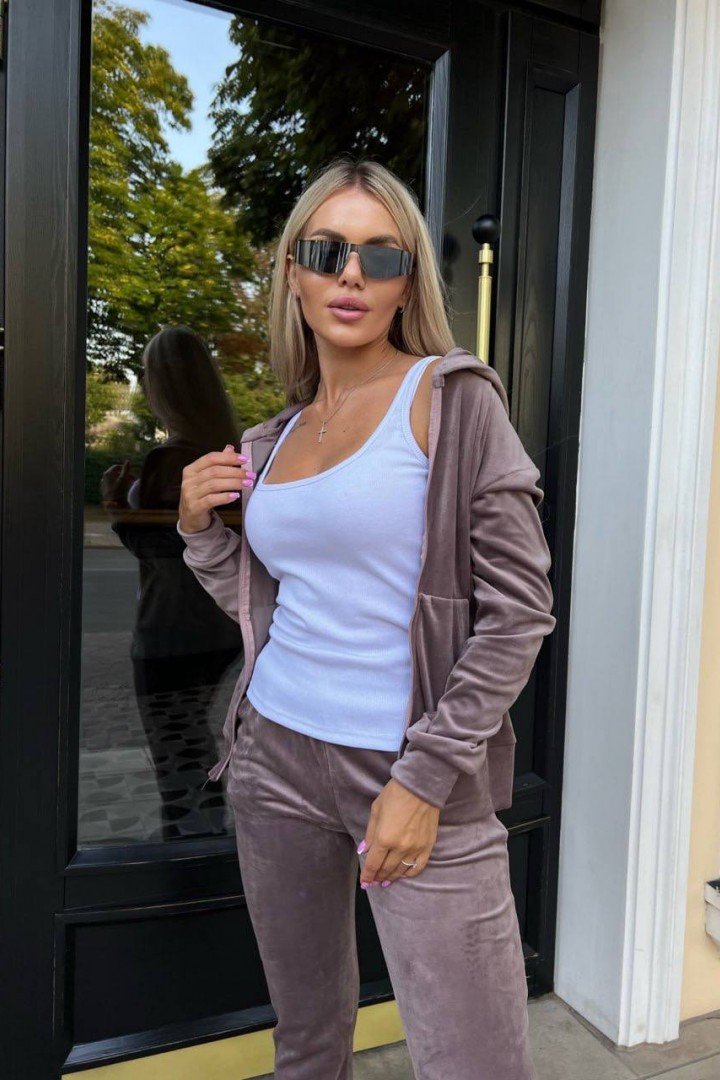 Велюровый спортивный костюм IND-2052A500