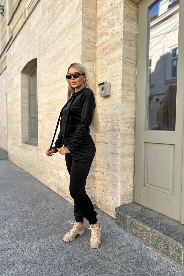 Спортивный костюм женский велюровый  IND-2053A500