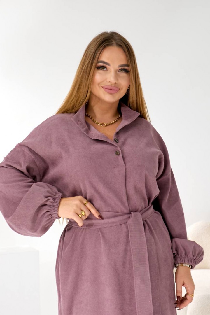 Вельветовое платье свободного фасона TS-464A480