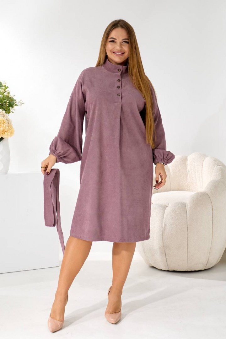Вельветовое платье свободного фасона TS-464A480