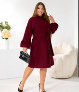 Вельветовое платье свободного фасона TS-464A480