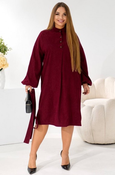 Вельветовое платье свободного фасона TS-464A480