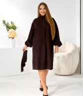 Вельветовое платье свободного фасона TS-464A480