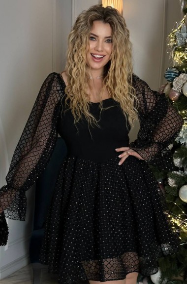 Нарядное платье с блеском YM-7040.22A19 Нарядное платье с блеском YM-7040.22A19