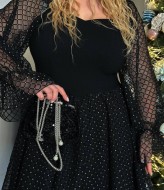 Нарядное платье с блеском YM-7040.22A19