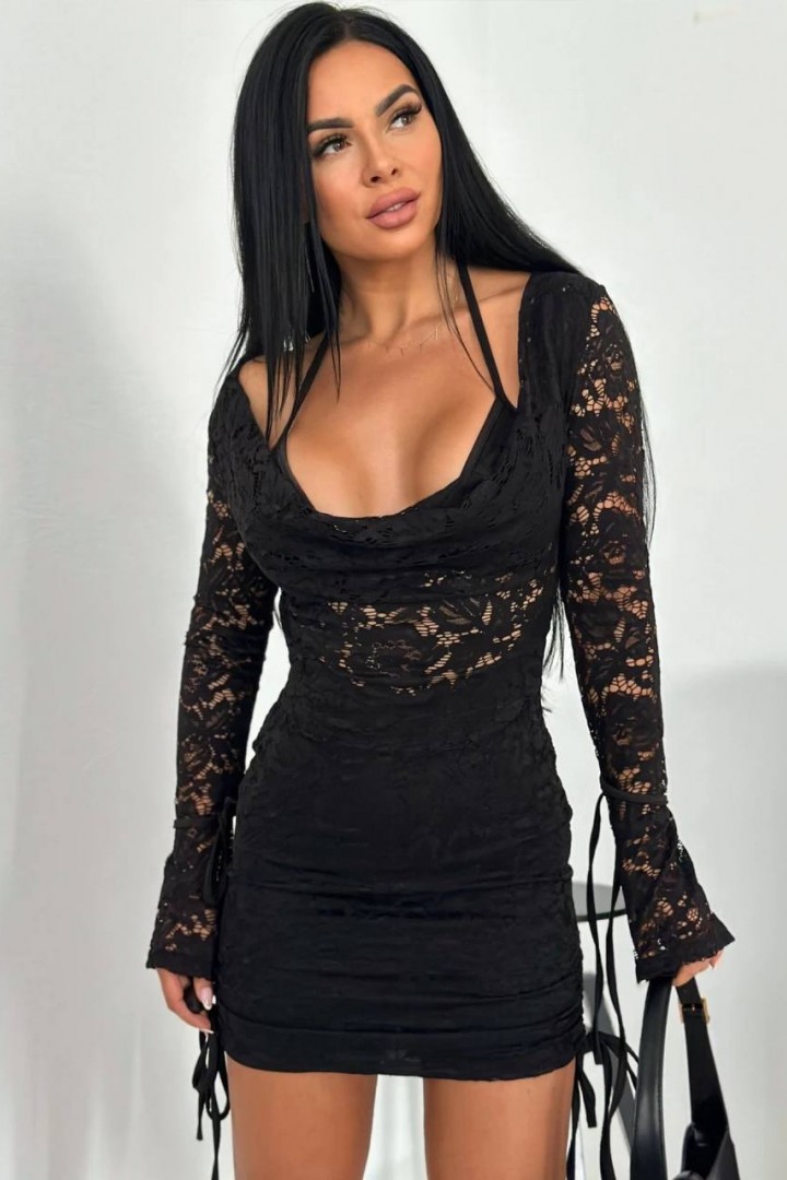 Кружевное платье YLM-599A530