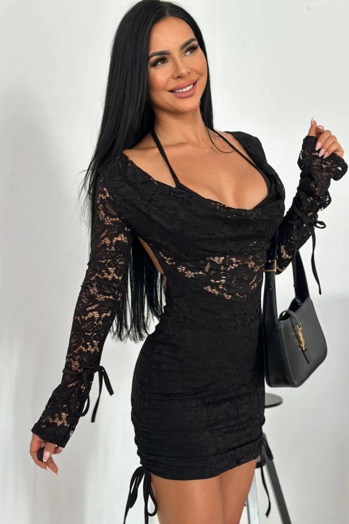 Кружевное платье YLM-599A530