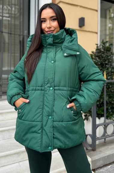 Зимняя куртка женская с капюшоном  NOB-24035A750