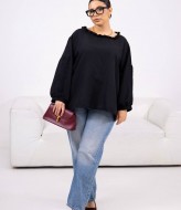 Блуза свободного кроя DOL-404A350