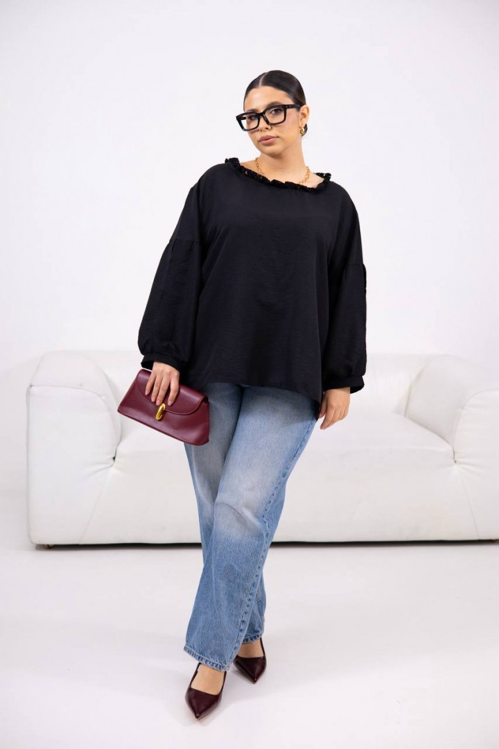 Блуза свободного кроя DOL-404A350