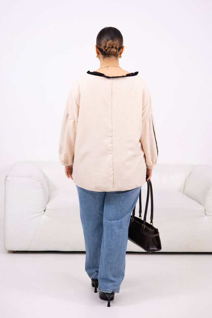 Блуза свободного кроя DOL-404A350