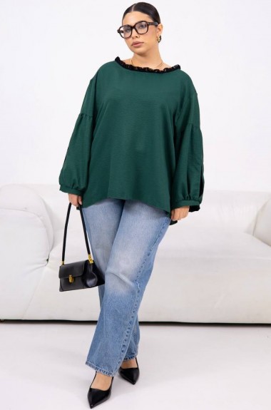 Блуза свободного кроя DOL-404A350