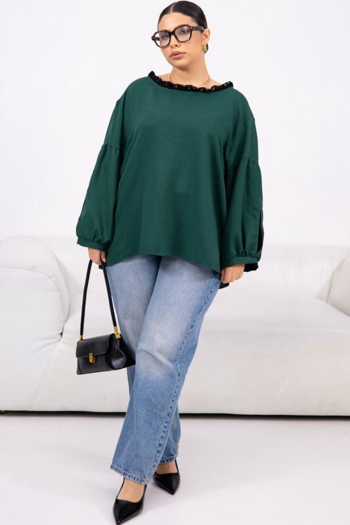 Блуза свободного кроя DOL-404A350