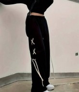 Трикотажные брюки со шнуровкой DMP-A7223A300