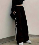 Трикотажные брюки со шнуровкой DMP-A7223A300