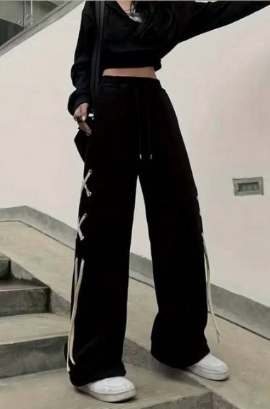 Трикотажные брюки со шнуровкой DMP-A7223A300