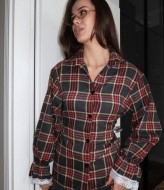 Сорочка з мереживом на рукавах INNA-588A560