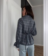 Сорочка з мереживом на рукавах INNA-588A560