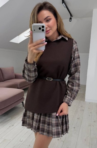 Женское платье и жилетка KG-529A870