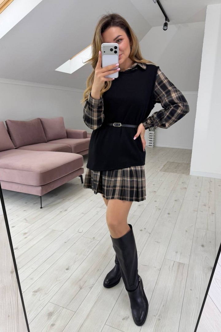 Женское платье и жилетка KG-529A870