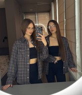 Комфортна сорочка в клітинку LK-372A550