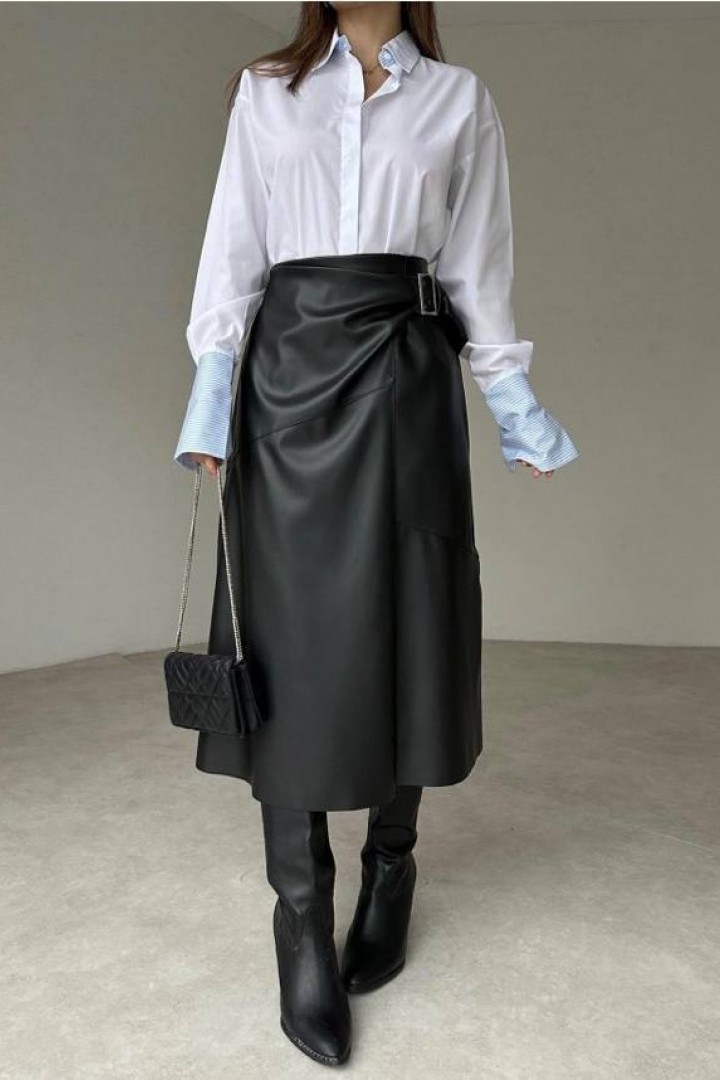 Шкіряна спідниця TS-440.3A320